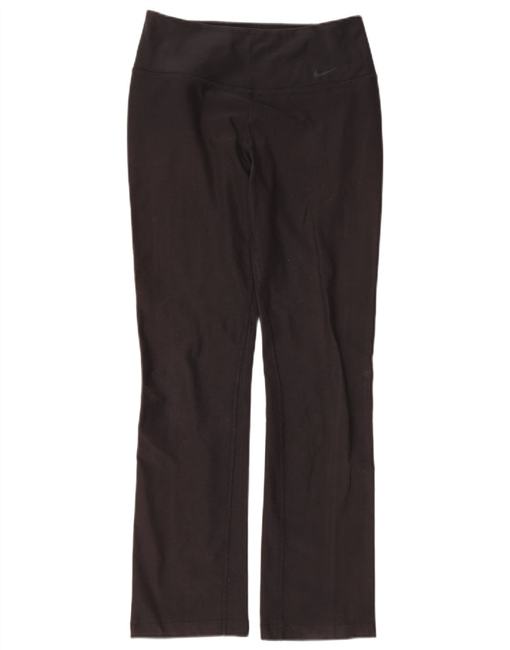 Nike Damen Dri Fit Leggings UK 10 Small Schwarz Polyester