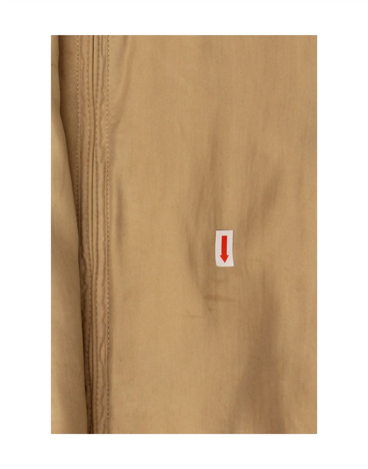 PAUL & SHARK Mens Bomber Jacket UK 44 2XL Beige Silk