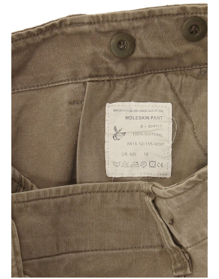 Vintage Herren Cargo Shorts W36 Große Khaki Baumwolle