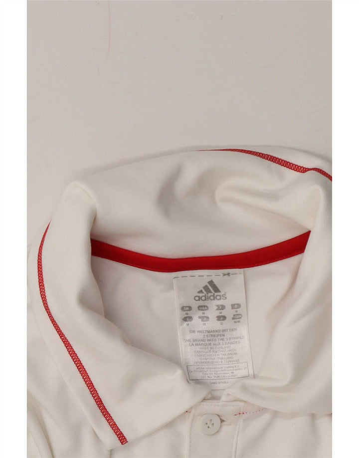 Adidas Herren Poloshirt Medium Weiß Polyester