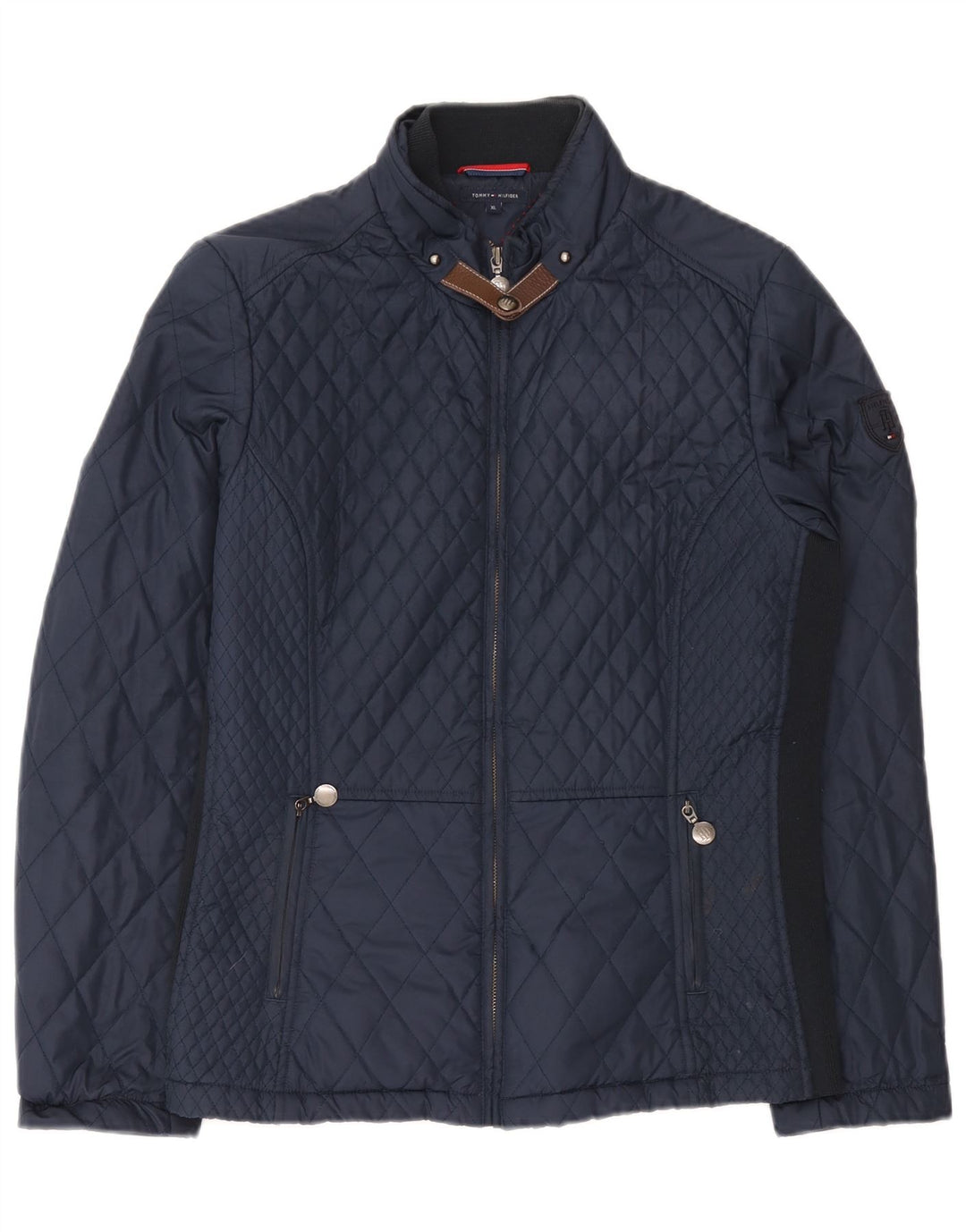 Tommy Hilfiger Damen Steppjacke UK 18 XL Marineblau Polyester