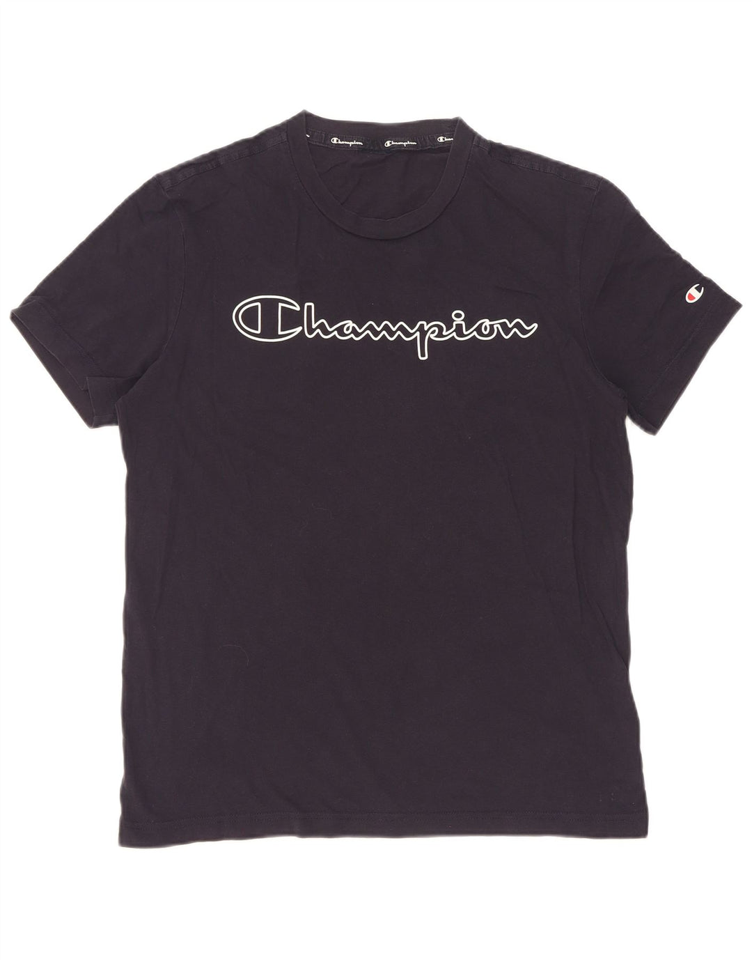Champion Herren-T-Shirt mit Grafik, mittlere Marineblau-Baumwolle