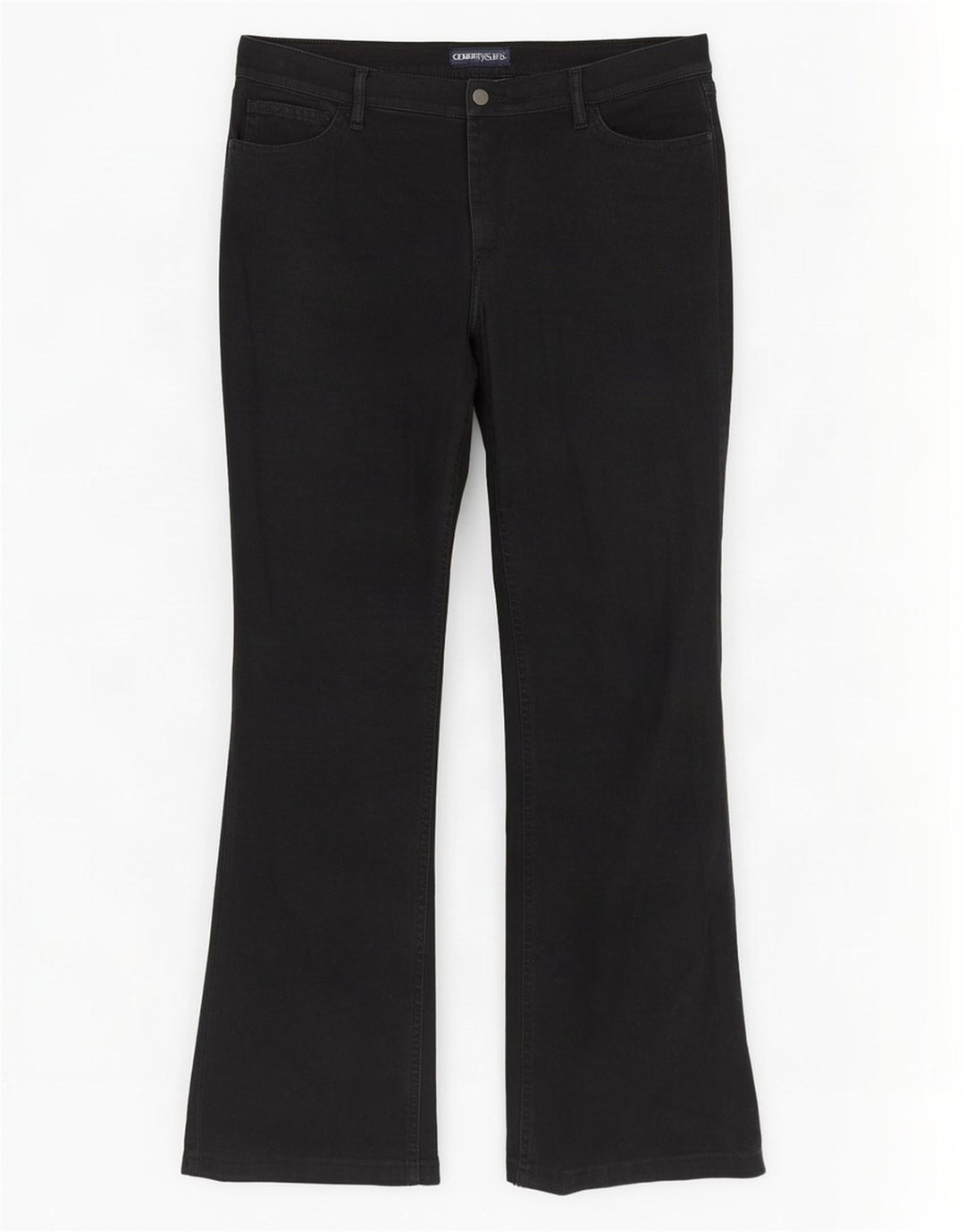 Cerruti 1881 Damen Bootcut Jeans W32 L29 Marineblau Baumwolle
