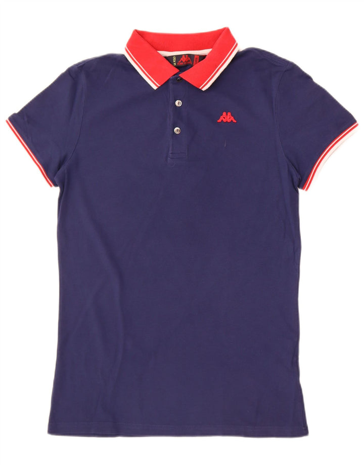Kappa Herren-Poloshirt, große marineblaue Baumwolle