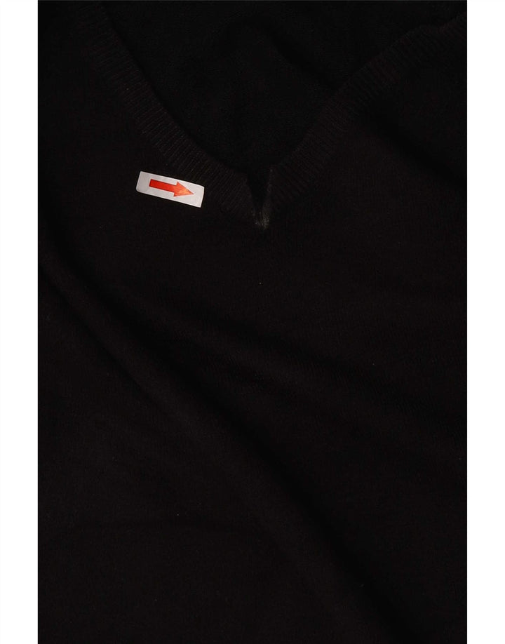 Marks & Spencer Herren-Pullover mit V-Ausschnitt, Gr. 41/43, Größe L, Schwarz