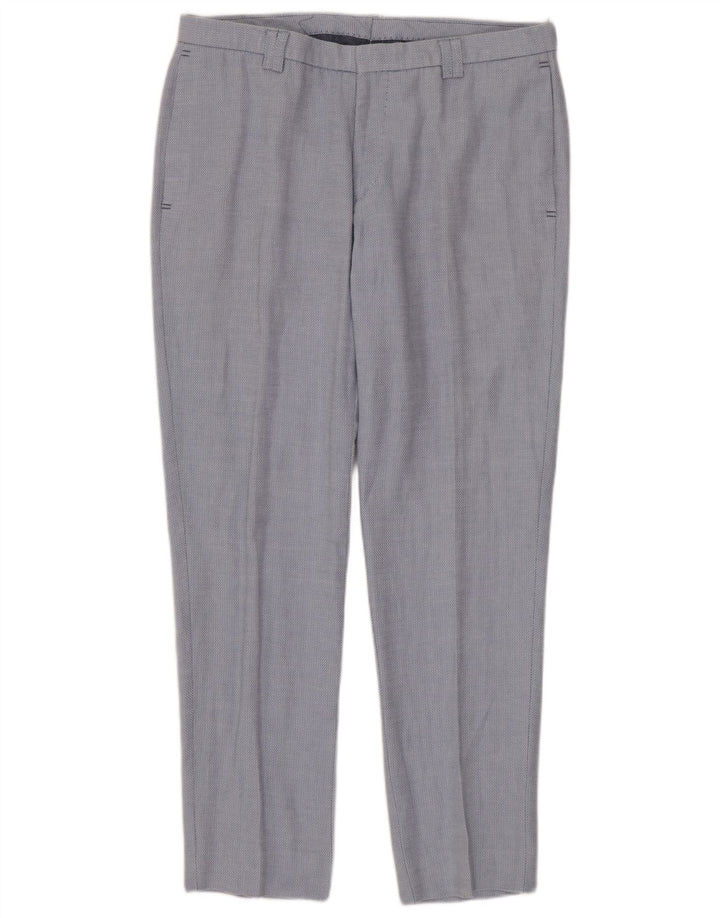 ZARA Slim Chino-Hose für Herren, EU 40, M, B31, L30, Blau