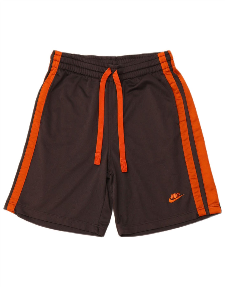 NIKE Herren-Sportshorts aus mittelgrauem Polyester