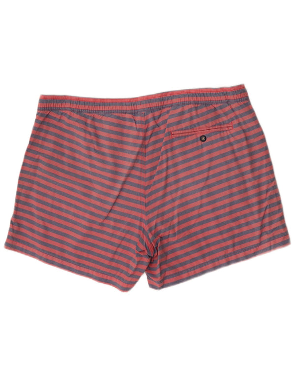 Gap Herren-Badeshorts XL, rot gestreift, Baumwolle, Sport