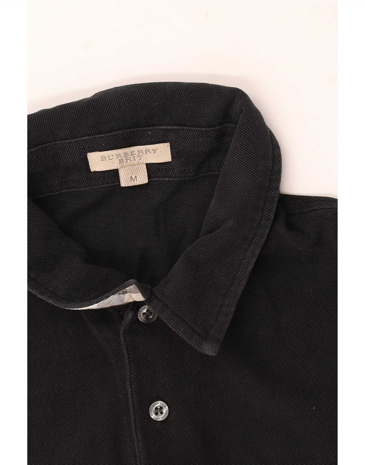 Burberry Herren Poloshirt Medium Schwarz