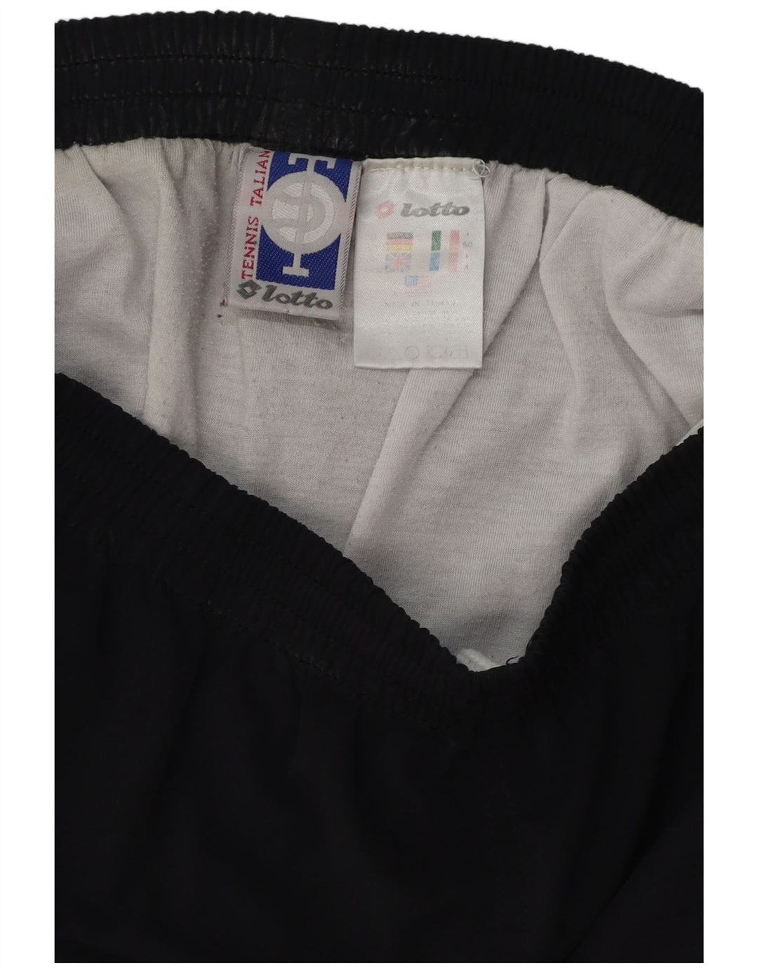 LOTTO Herren Sportshorts UK 40/42 Large Schwarz Polyester