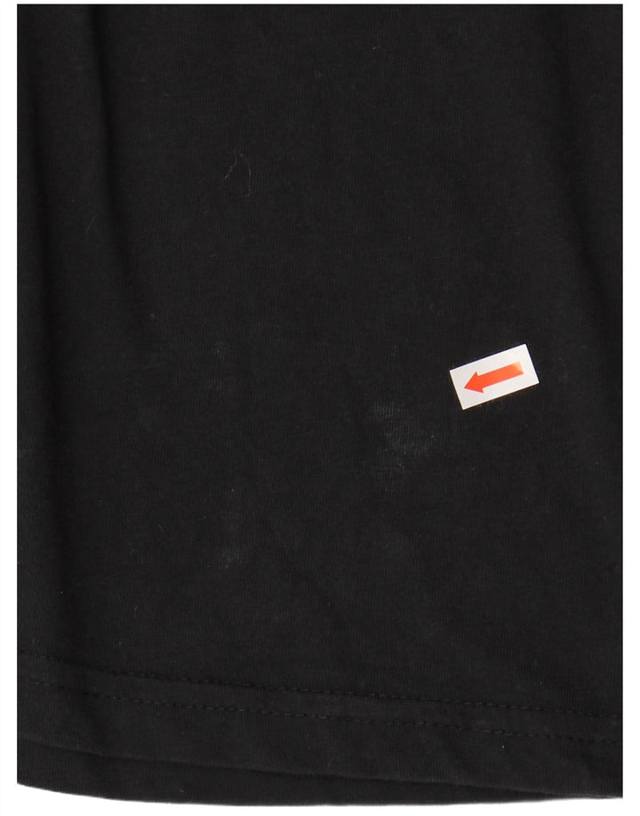 ECKO UNLTD Mens Longline Graphic T-Shirt Top XL Black Cotton