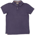 Tommy Hilfiger Herren-Poloshirt, große marineblaue Baumwolle