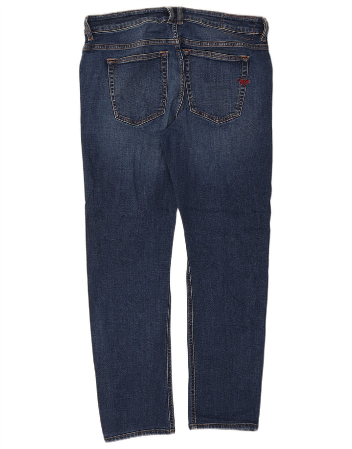 Diesel Herren Thanaz Slim Jeans W34 L27 Blaue Baumwolle