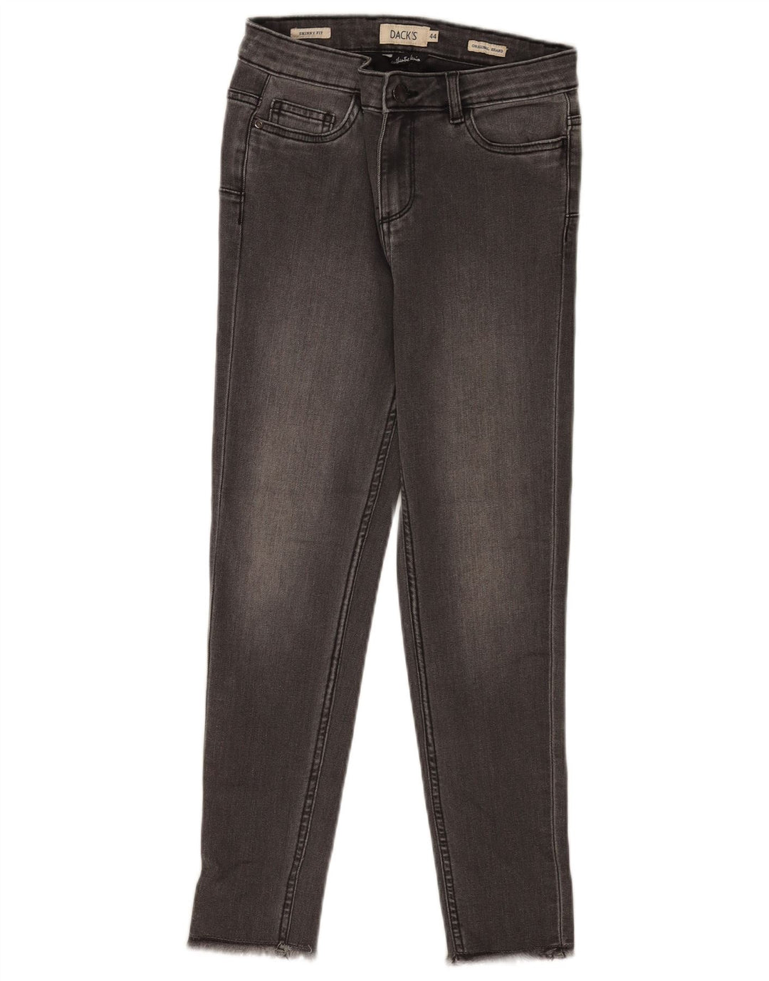 Dack's Damen Crop Skinny Jeans IT 44 Medium W28 L25 Grau