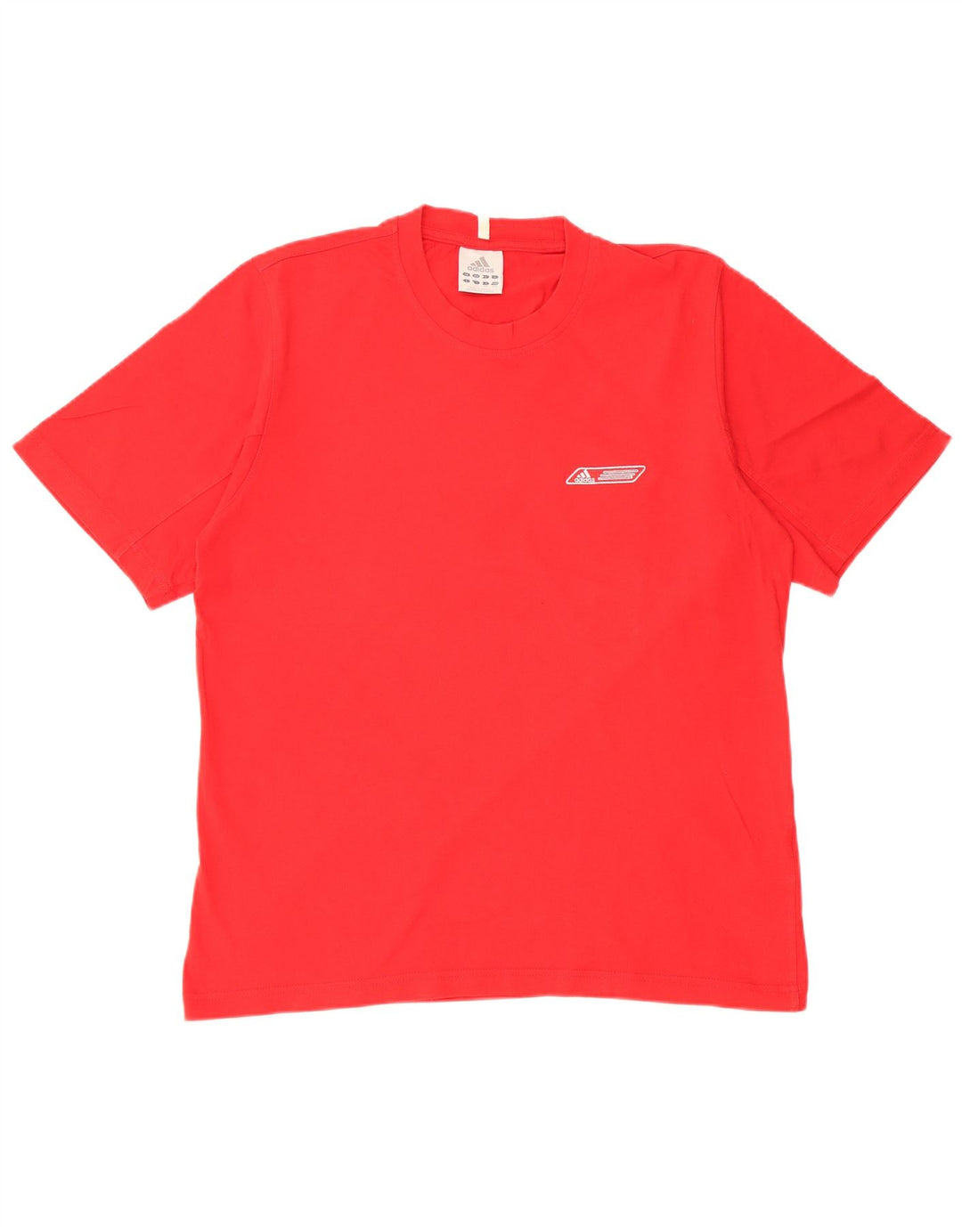 ADIDAS Mens T-Shirt Top Large Red Cotton
