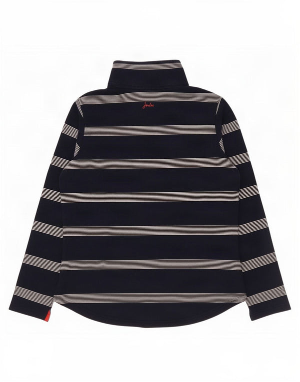 Joules Damen-Sweatshirt mit Reißverschluss am Hals, UK 12, mittelmarineblau gestreift