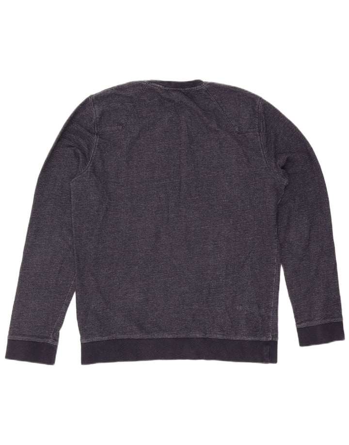 Calvin Klein Jeans Herren-Sweatshirt mit Grafik, Mittelblau