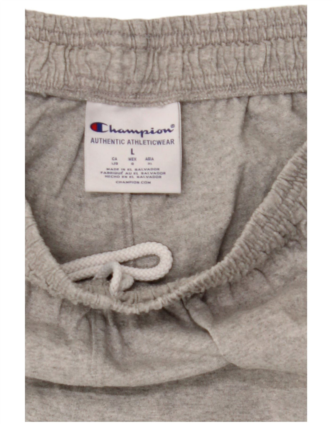 Champion Herren-Trainingshose, Jogginghose, Größe L, Grau, Baumwolle
