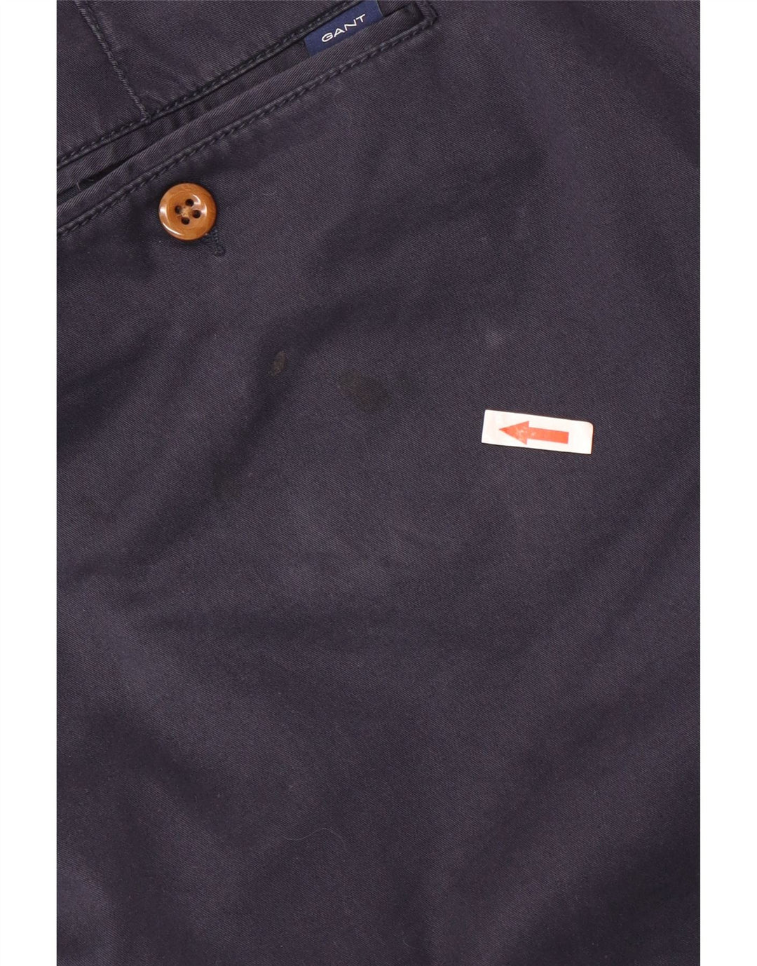 Gant Herren Regular Chinohose W38 L30 Marineblaue Baumwolle