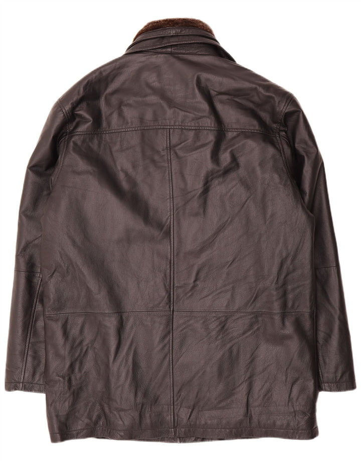 JCC Herren Lederjacke IT 54 2XL Schwarz