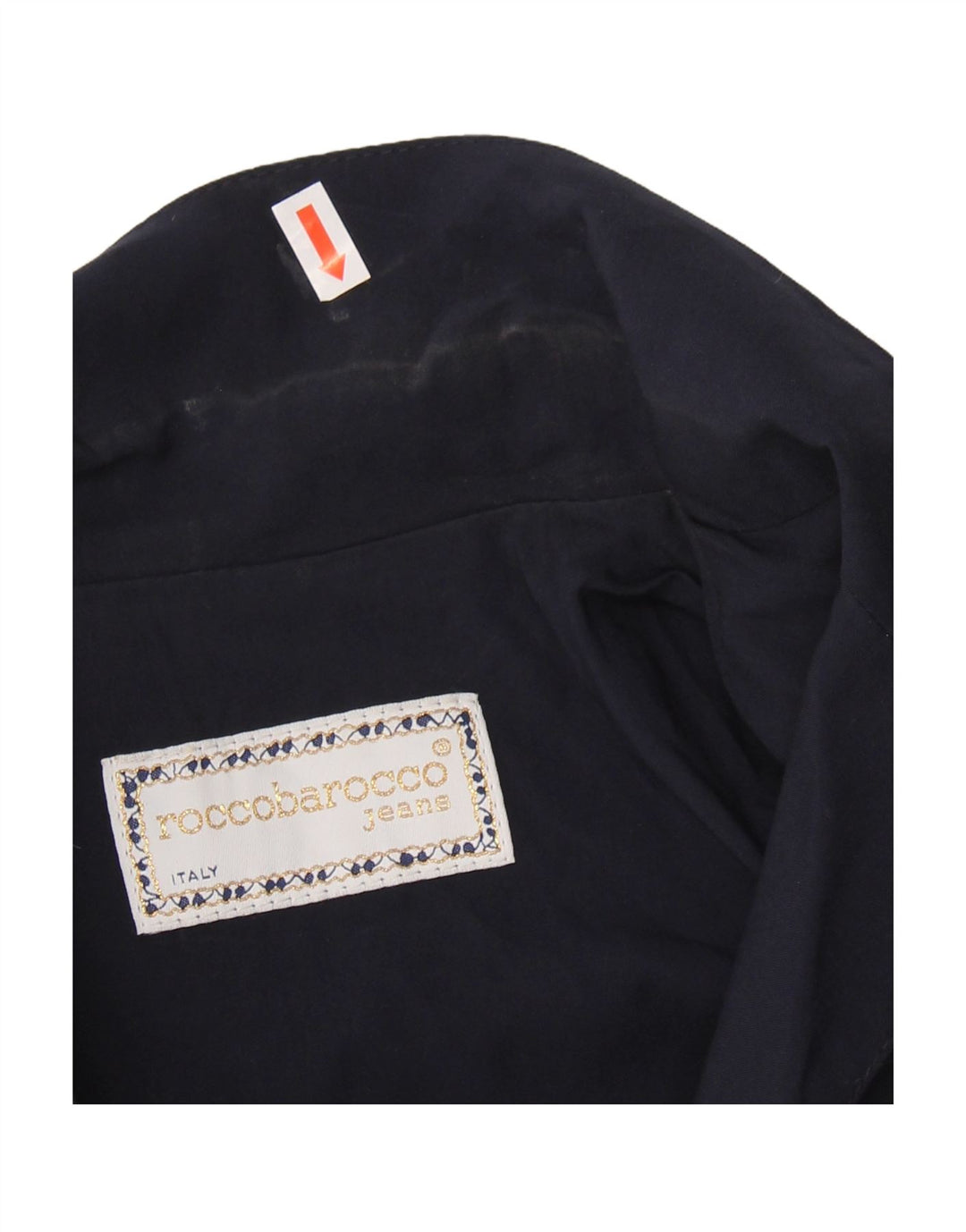 ROCCOBAROCCO Womens Military Jacket IT 42 Medium Navy Blue Viscose