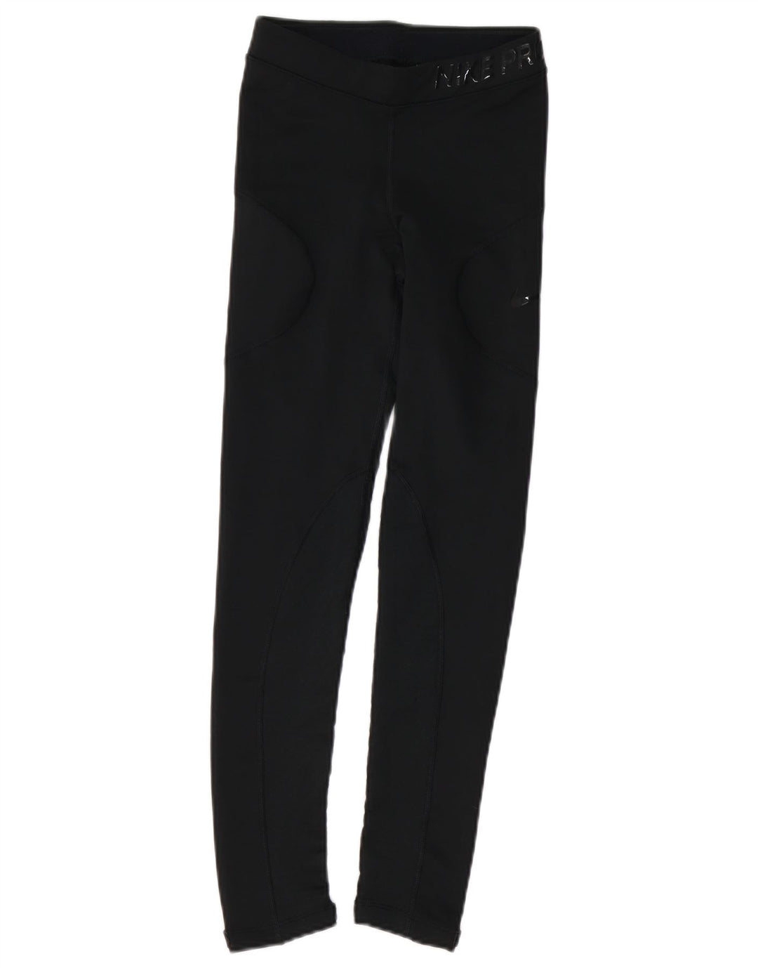 NIKE Damen Graphic Leggings UK 4 XS Schwarz