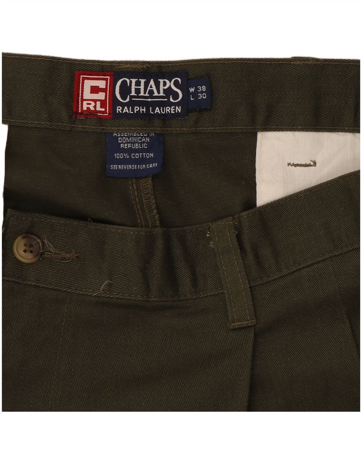 CHAPS RALPH LAUREN Herren-Chinohose mit Pegged, W38, L30, Khaki, Baumwolle