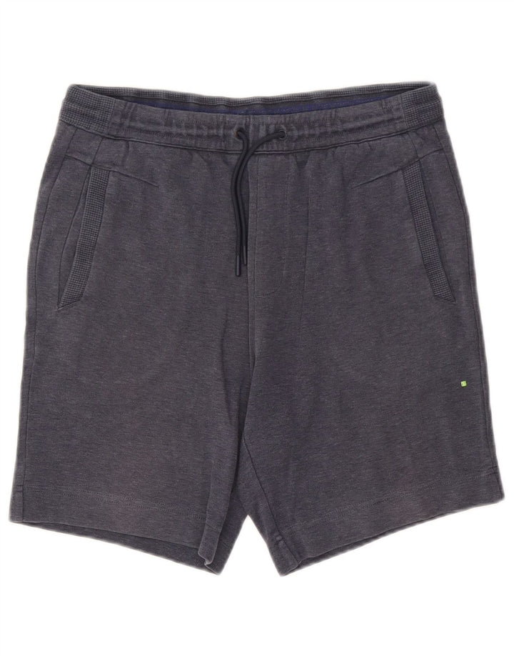 Hugo Boss Herren Sportshorts mit Grafik, Größe S, Marineblau