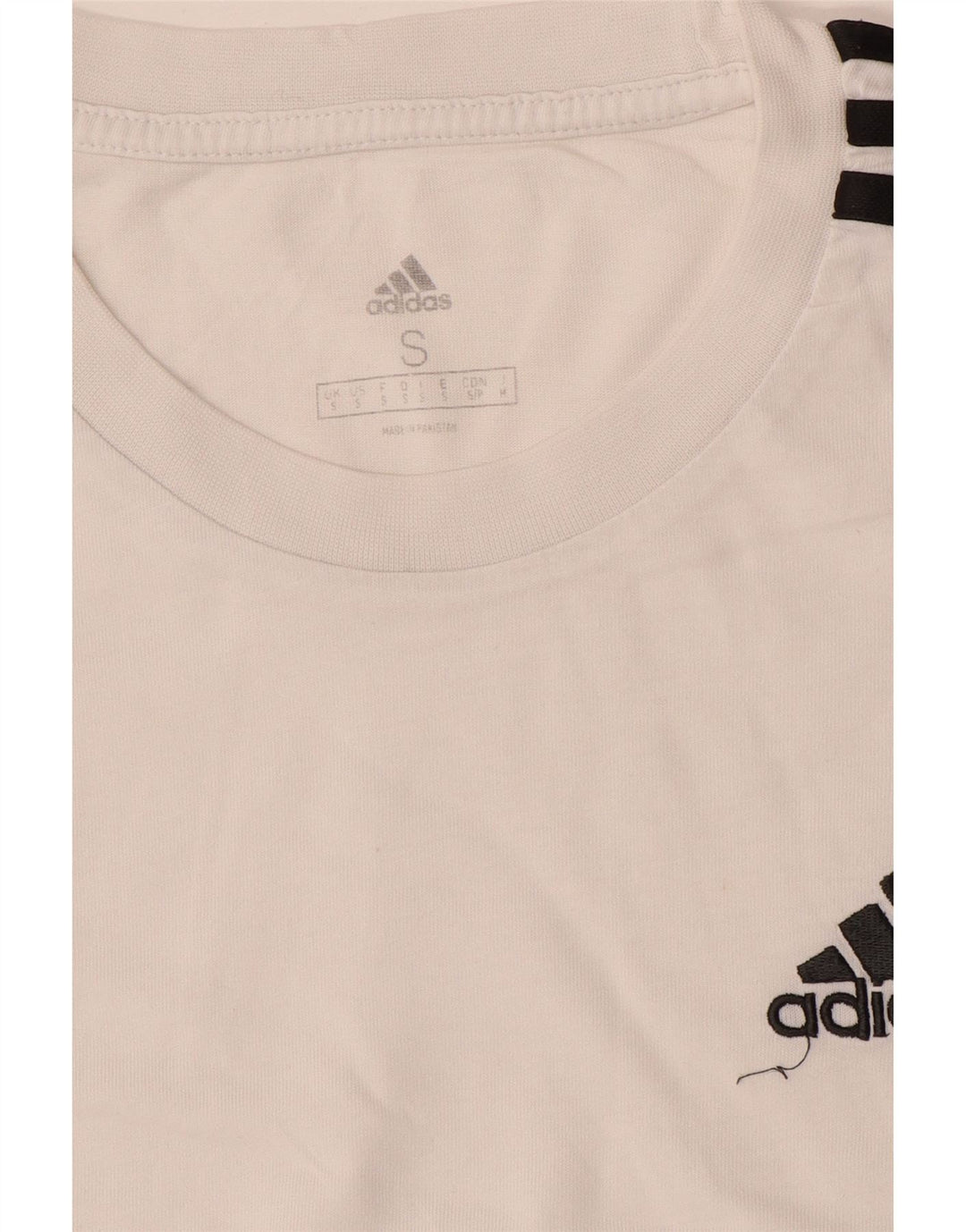 Adidas Herren T-Shirt Top Small Weiß
