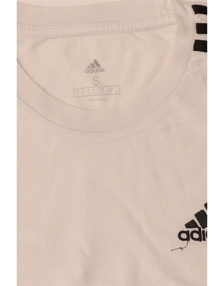 Adidas Herren T-Shirt Top Small Weiß