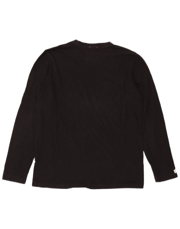 PEPE Jeans Herren-Sweatshirt mit grafischer regulärer Passform, Größe L, Schwarz