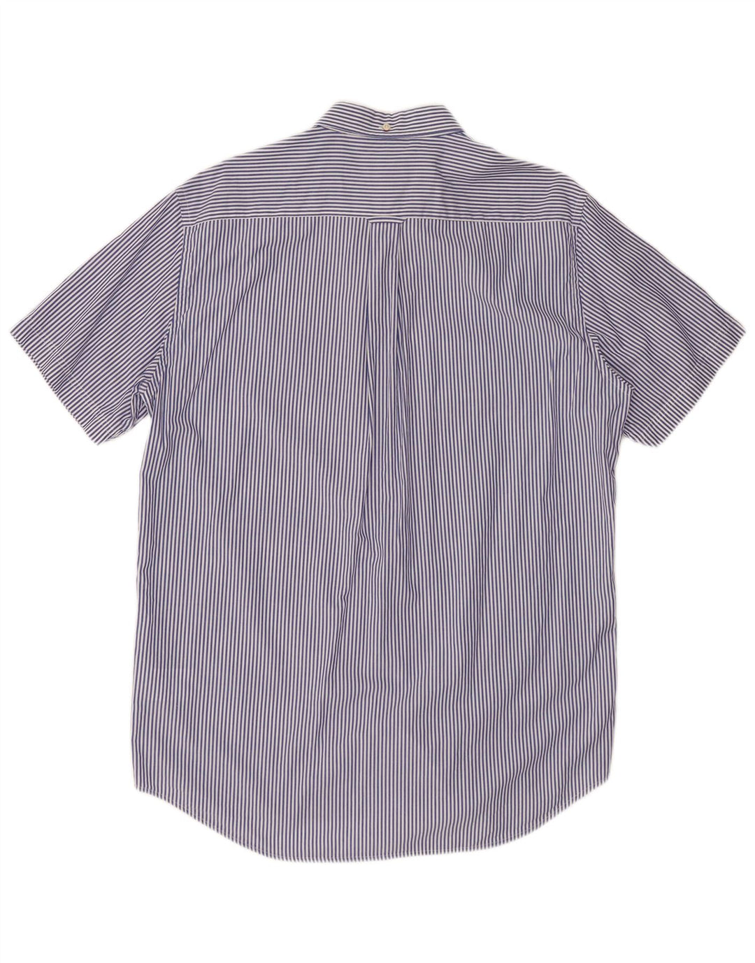 GANT Herren-Hemd mit normaler Passform, Größe 41/42, 16 1/2, große marineblaue Nadelstreifen