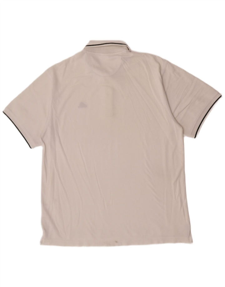 Adidas Herren Poloshirt Große weiße Baumwolle