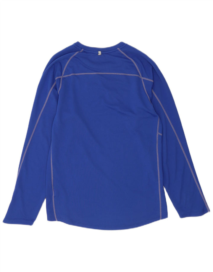 NIKE Herren Dri Fit Top Langarm Klein Blau Polyester