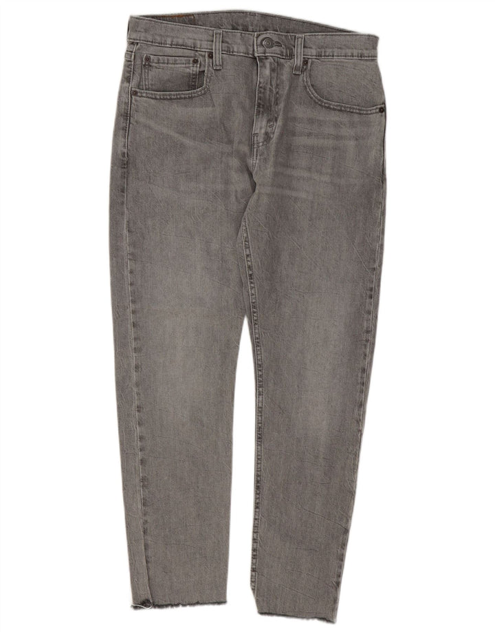 Levi's Herren 512 Slim Tapered Jeans W32 L28 Graue Baumwolle