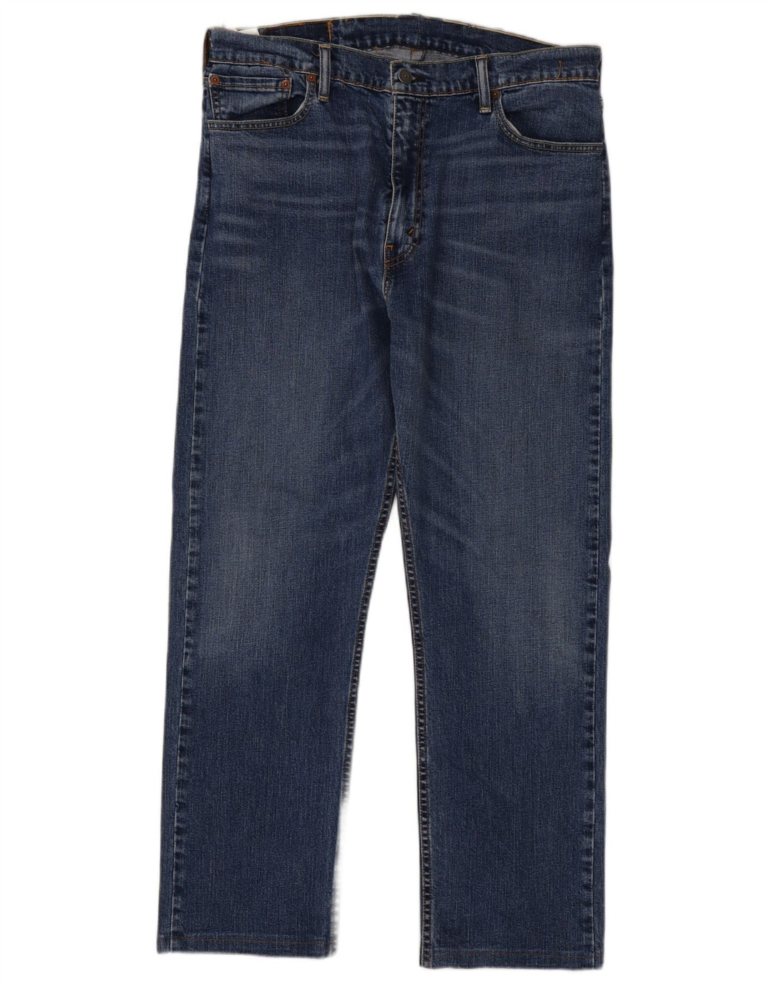 Levi's Herren 518 Straight Jeans W38 L29 Blaue Baumwolle