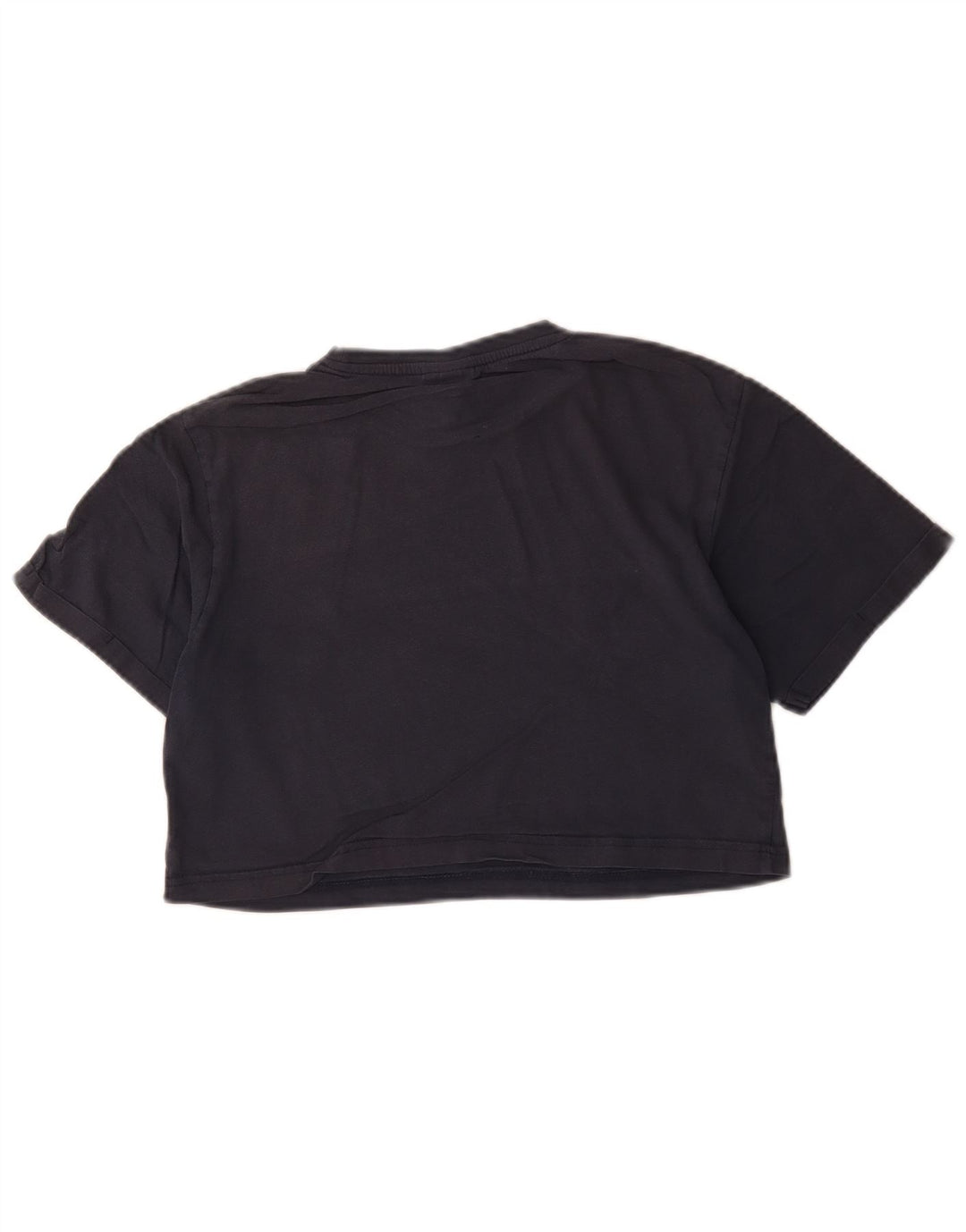 Ellesse Damen Crop Graphic T-Shirt Top UK 8 Small Grau