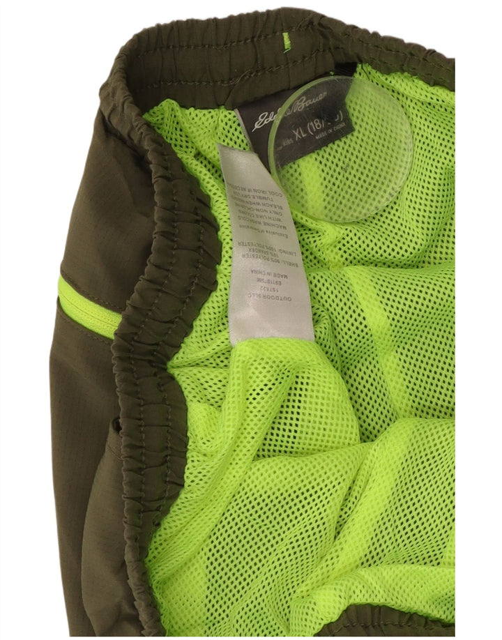 Eddie Bauer Sportshorts für Jungen, 15–16 Jahre, XL, Khaki, Polyester