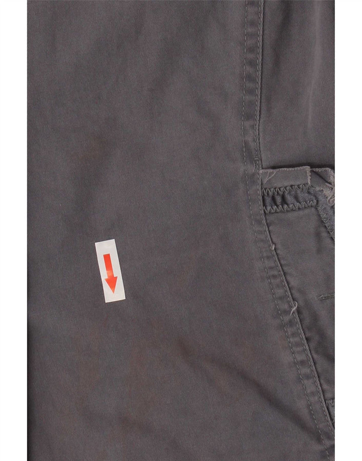 Ben Sherman Damen-Militär-Blazer mit 2 Knöpfen, Gr. 14, Größe L, Grau, Baumwolle