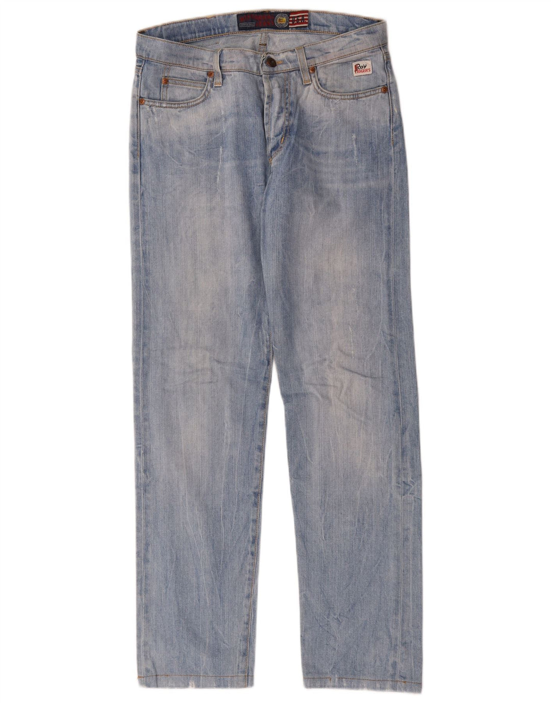 Roy Rogers Herren Straight Jeans W30 L31 Blaue Baumwolle