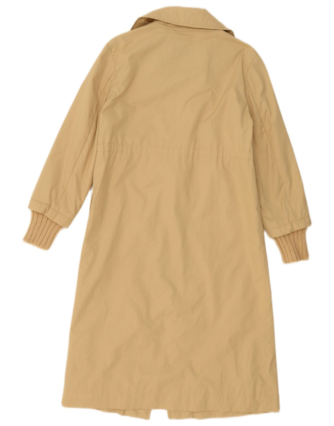 Pinko Damen Trenchcoat UK 12 Medium Beige Polyester