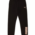 PUMA Womens Graphic Tracksuit Trousers Joggers UK 12 Medium  Black