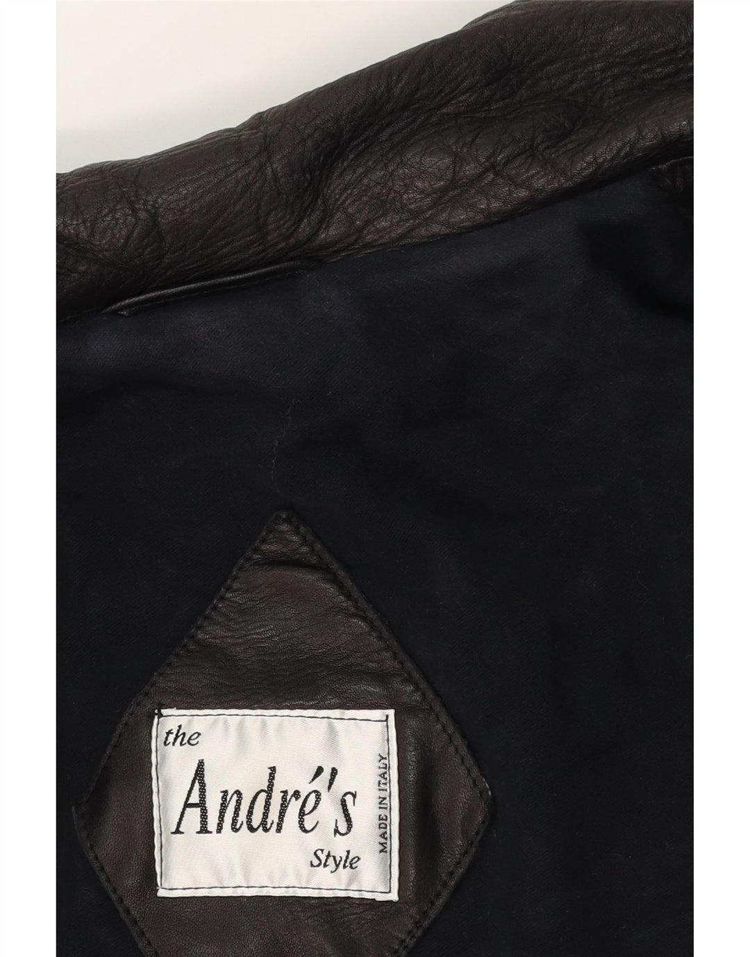 Vintage Herren Lederjacke UK 40 Großes schwarzes Leder