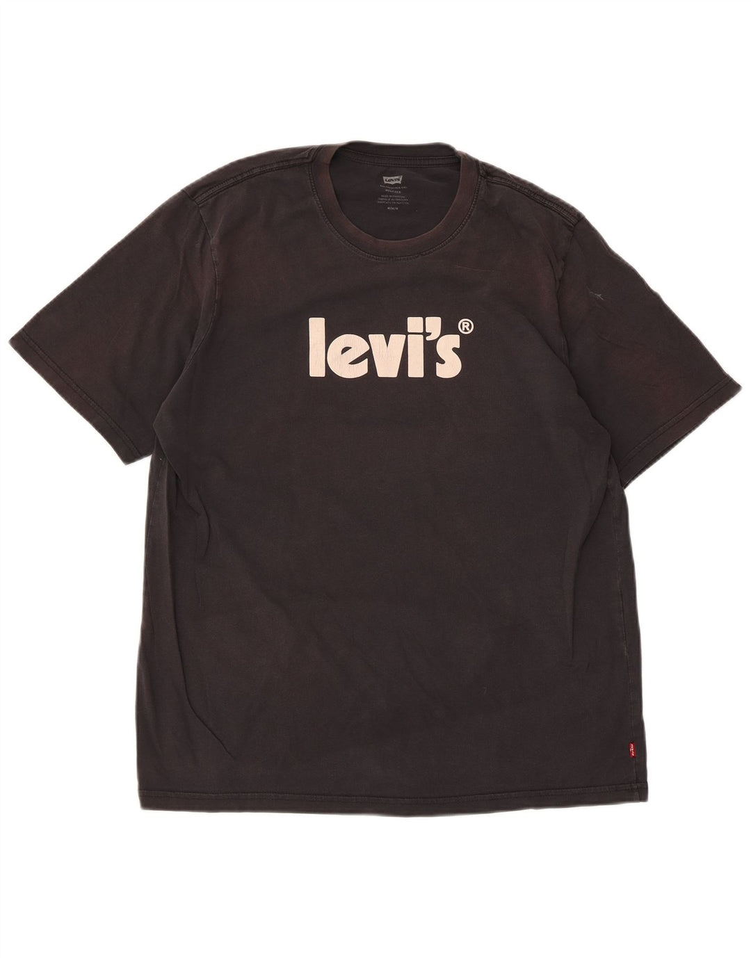 Levi's Herren Relaxed Graphic T-Shirt Top Medium Schwarz