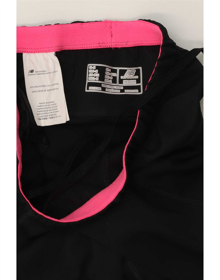 New Balance Capri-Trainingshose für Damen, UK 12, Mittelschwarz, Polyester