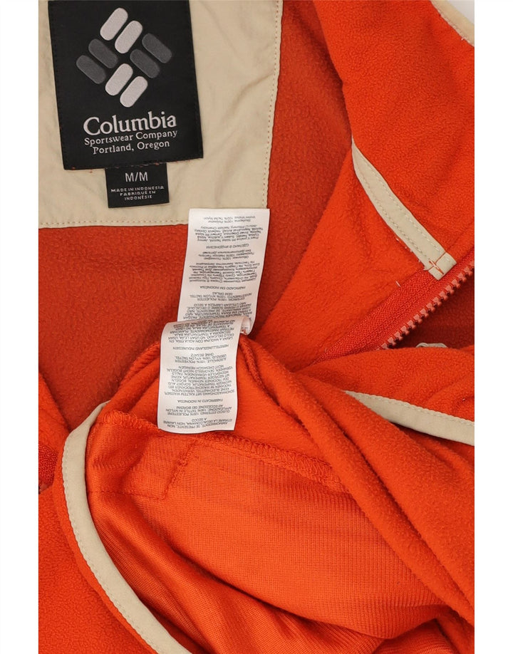 COLUMBIA Herren Fleecejacke UK 38 Mittelorange Polyester