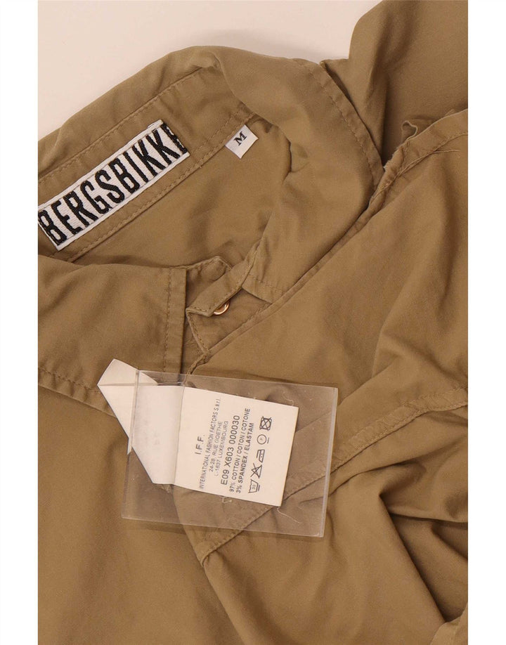 Bikkembergs Herren Kurzarmhemd Mittelbeige Baumwolle