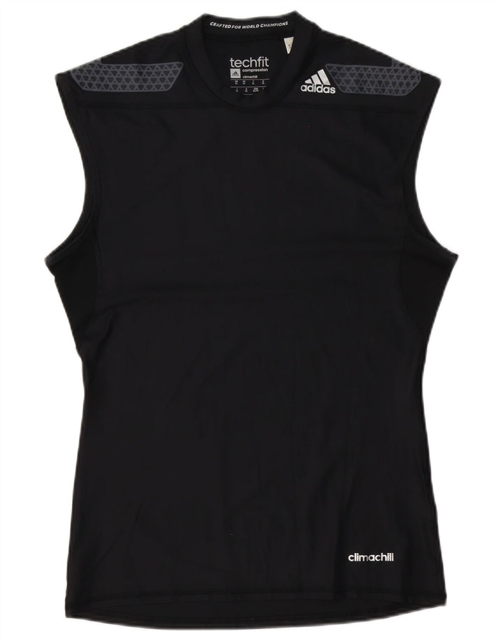 Adidas Herren Climachill Weste Top XL Schwarz Polyester