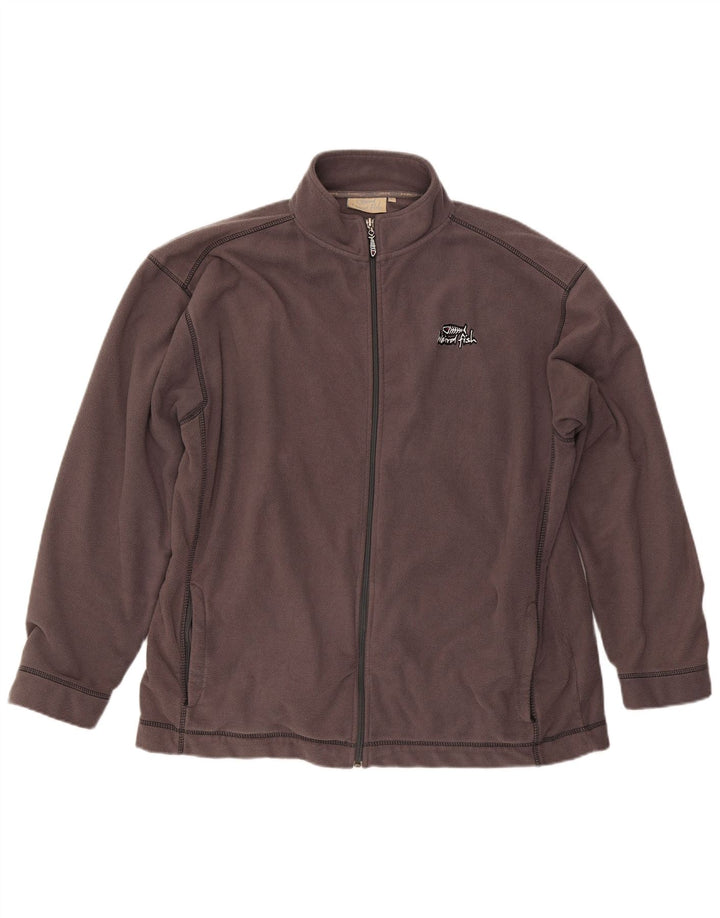 Weird Fish Herren Fleecejacke UK 42 XL Grau Polyester
