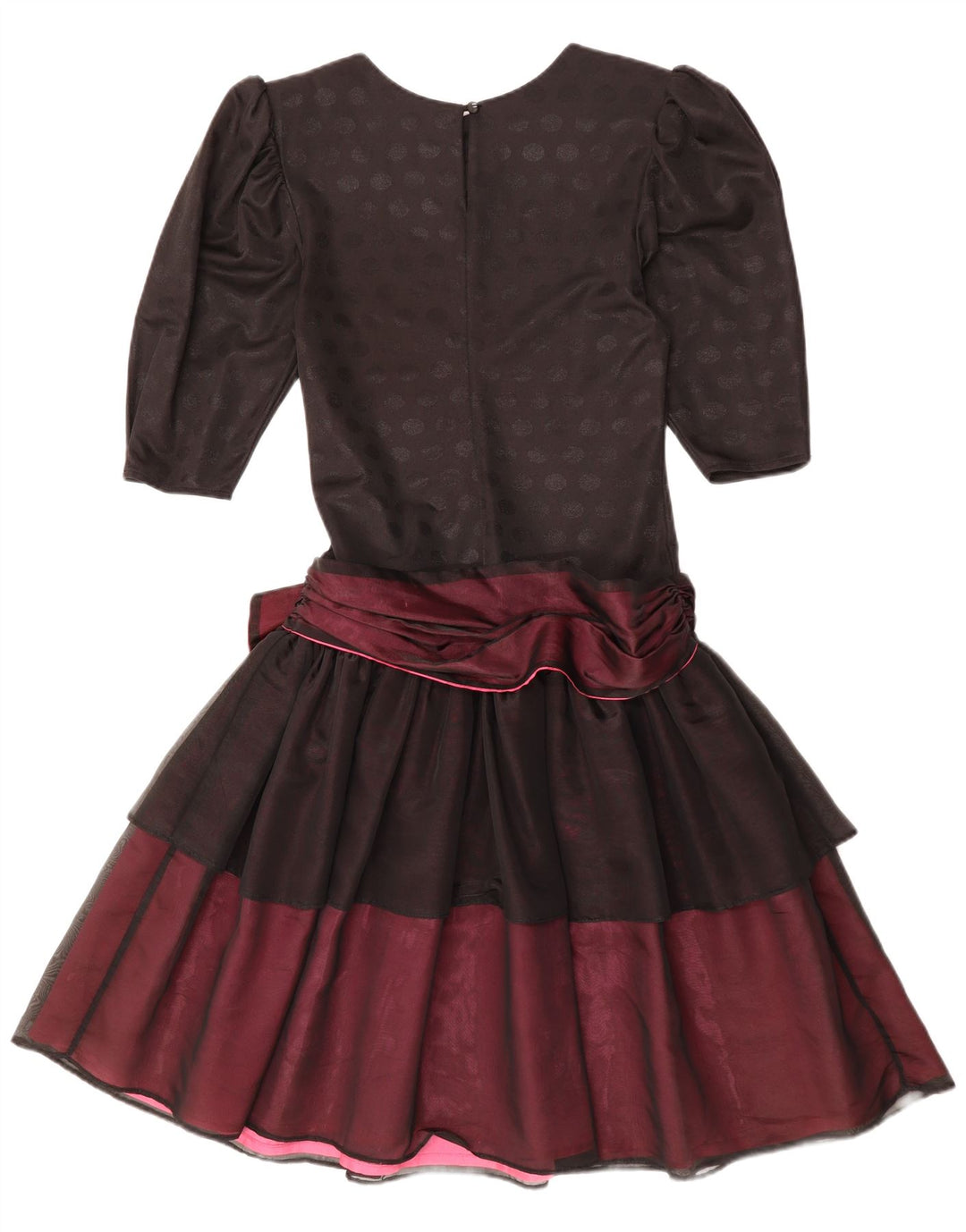 YESSICA Damen-Stufenkleid EU 36 Small Schwarzes Colourblock-Polyester